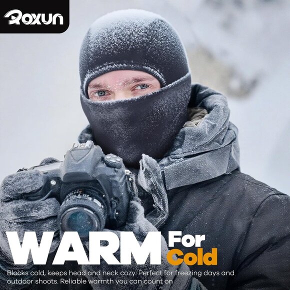 ⚡Ski Mask Balaclava Pro Windproof Thermal Face Cover & Neck Warmer for Winter - Picture 3 of 7